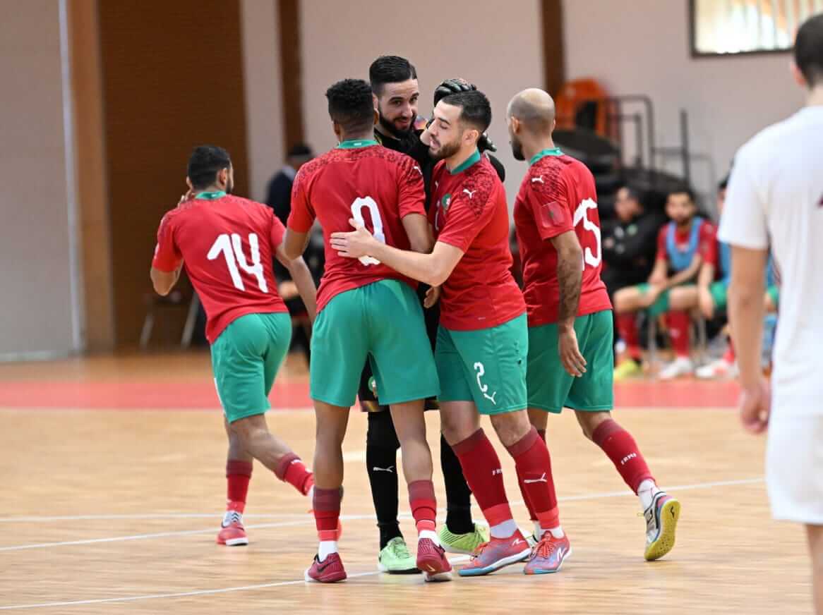 Futsal Nouvelle victoire du Maroc face à la Lettonie 7 2 en match