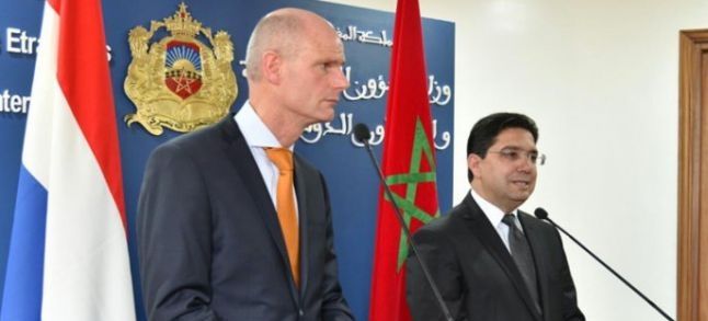 Dutch Foreign Minister Stef Blok and his Moroccan counterpart Nasser Bourita./Ph. DR
