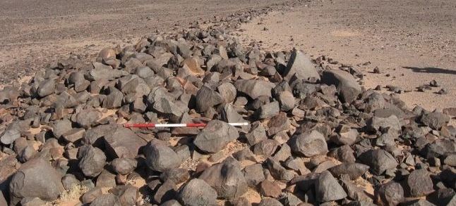 The structures found in the Sahara./Ph. Nick Brooks and Joanne Clarke