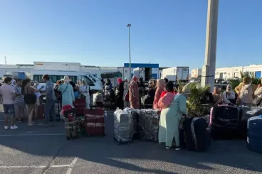 انطلاق عودة آلاف العاملات الموسميات المغربيات من هويلفا بعد انتهاء موسم الجني