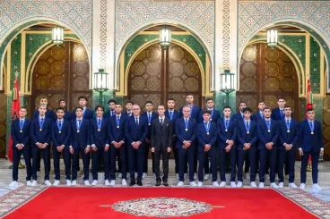 Crown Prince Moulay El Hassan honors Morocco's U20 World champions in Rabat ceremony