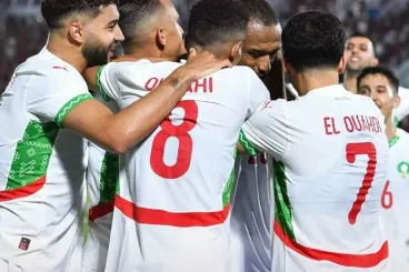 المغرب يفوز على البنين بمقصية جميلة من الكعبي 