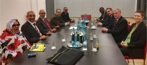 Horst Köhler and a Polisario delegation meet in Berlin./Ph. DR