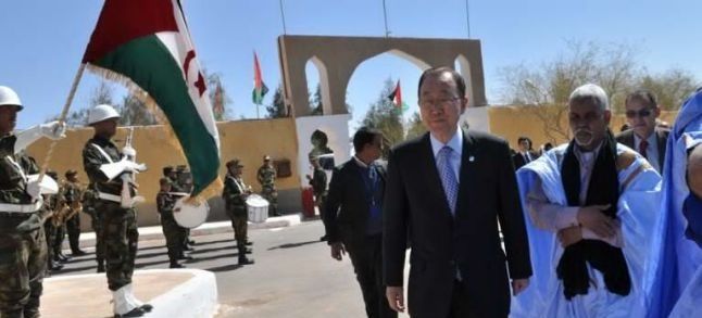 Ban Ki-moon dans les camps de Tindouf / DR