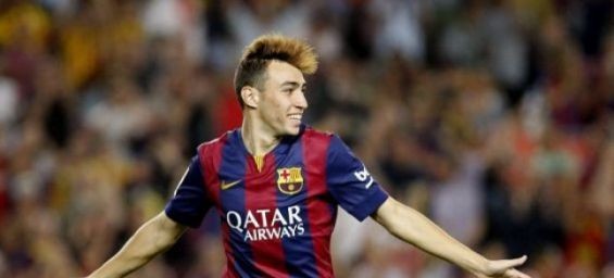 Munir Haddadi, a Spanish football player of Moroccan descent./Ph. DR