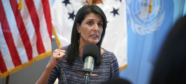United States Ambassador to the United Nations Nikki Haley ./Ph. DR