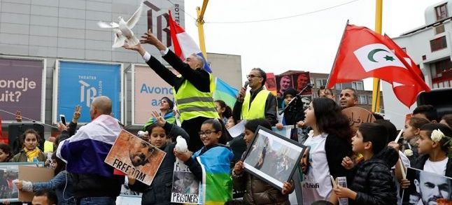A rally to support Hirak activists in the Netherlands./Ph. DR