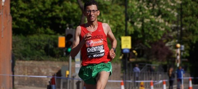El Amin Chentouf won a silver medal at the London Marathon held on Sunday 22nd of April./Ph. DR