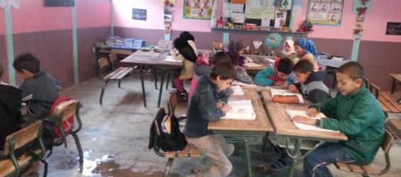 A Moroccan school in the rural area./Ph. DR