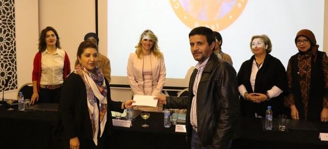 Members of the Diplomatic Circle for charity during a press conference held Monday in Rabat./Ph. Mustapha Fahmi-Yabiladi
