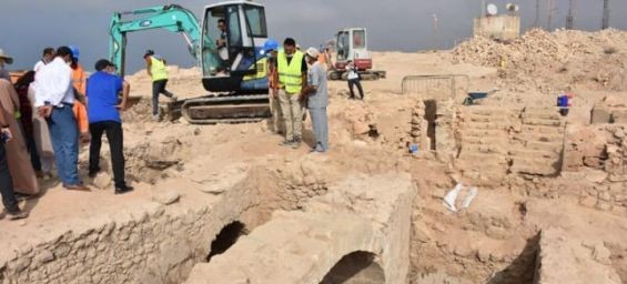 Excavations carried out by a team of Moroccan and Spanish archaeologists have revealed the main entrance to the Kasbah as well as a large wooden gate. / Municipality of Agadir