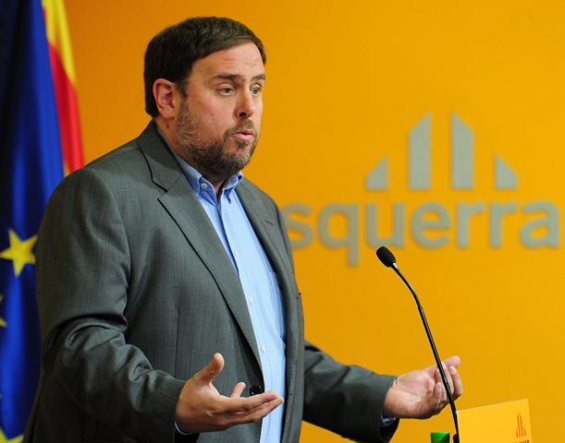 Oriol Junqueras, head of the Republican Left of Catalonia. / DR