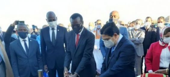 The inauguration of Haiti's consulate in Dakhla. / DR