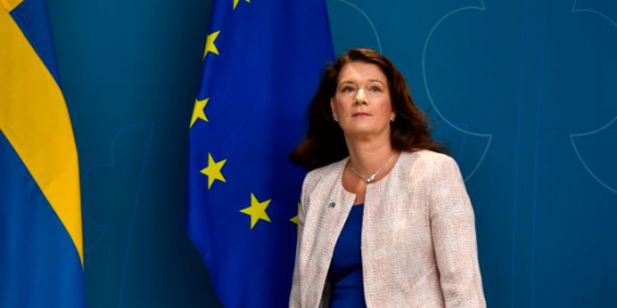 Swedish Foriegn Minister Ana Linde. / DR