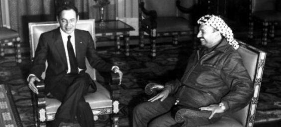 King Hassan II and Yassir Arafat. / DR