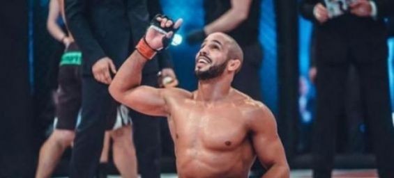 Moroccan fighter Abu Bakr Azaitar. / DR