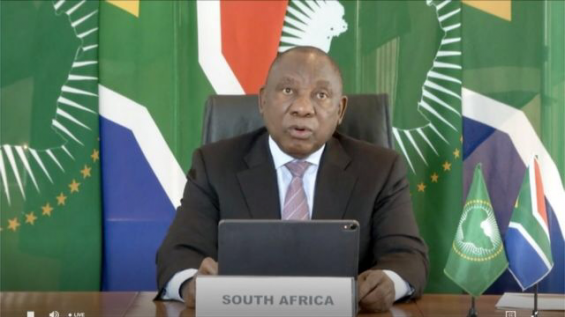 South African President Cyril Ramaphosa. / DR