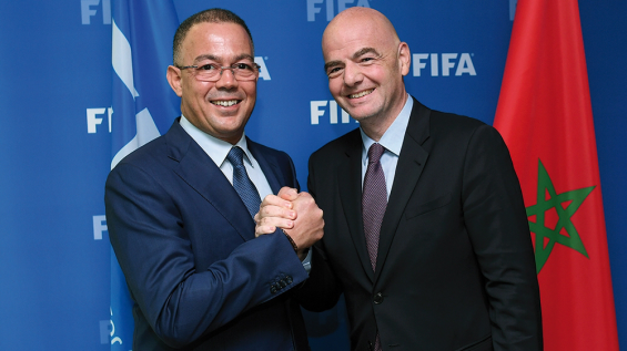 President of the Royal Moroccan Football Federation, Fouzi Lekjaa. / DR