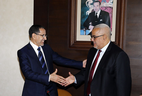 Head Government Saadeddine El Othmani and Abdelilah Benkirane. / DR