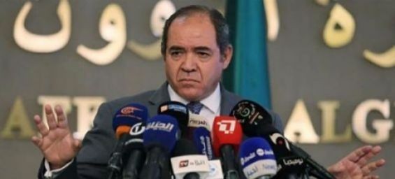Algerian Foreign Affairs Minister Sabri Boukadoum. / DR