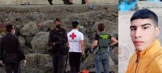 Saber Azzouz, a 19-year-old Moroccan who died while crossing to Ceuta. / Ph. El Faro de Ceuta
