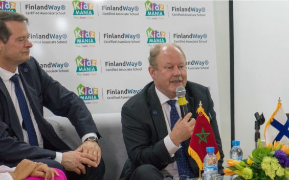 Pekka Hyvönen, Finnish Ambassador in Morocco, illustrating picture. / All rights reserved