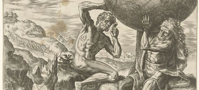 Hercules and Atlas. / Ph.  DR
