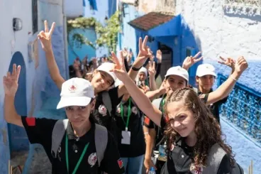 أطفال القدس يعودون إلى ديارهم بعد قضاء أسبوعين في مخيم صيفي بالمغرب
