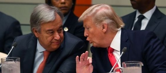 UN Security Council Antonio Guterres and US President Donald Trump./Ph. DR