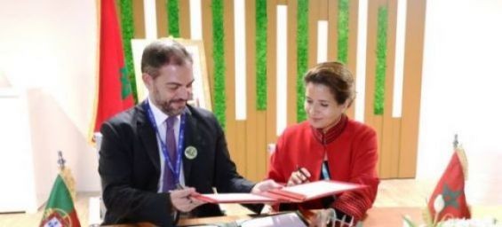Morocco's Minister of Energy Transition and Sustainable Development, Leila Benali, and Portugal’s Minister of Environment and Climate Action, Duarte Cordeiro / Ph. MAP