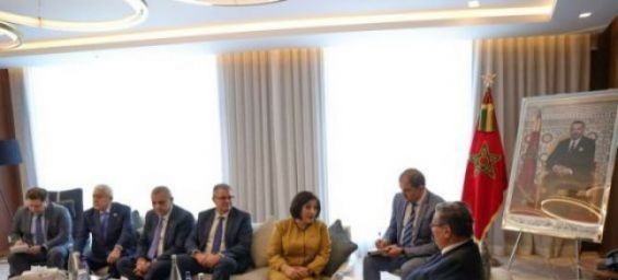 Morocco Head of Government with the Speaker of the National Assembly of Azerbaijan Sahiba Gafarova. / Ph. DR