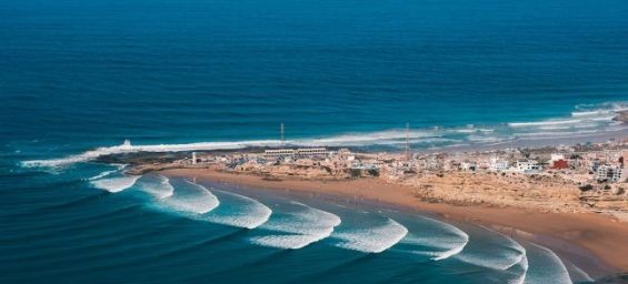 Imsouane beach, famous Moroccan surfing spot. / Ph. Zen Surf Morocco