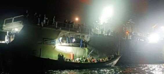 Royal Navy rescues 91 migrants off Dakhla