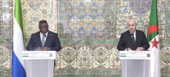 In Algiers, Sierra Leone President disappoints Abdelmadjid Tebboune on Sahara position