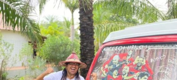 Moroccan traveler drives from Agadir to Ivory Coast to support Atlas Lions, champion education