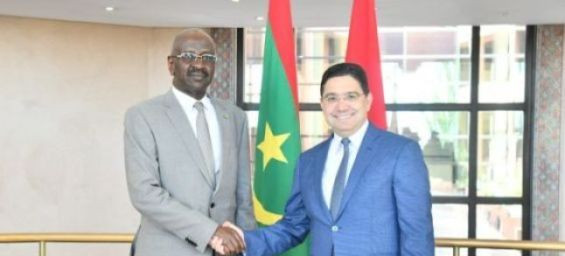 Moroccan Foreign Minister Nasser Bourita and Mauritanian counterpart. / Ph. DR