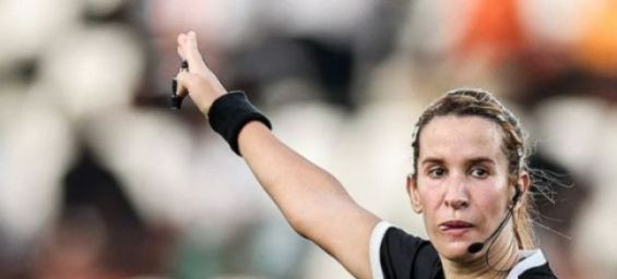 Moroccan referee Bouchra Karboubi, first Arab woman to officiate an Afcon match