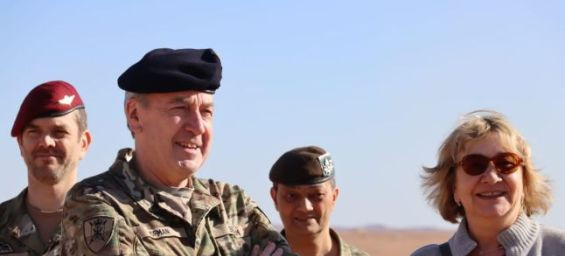 Belgian Chief of Defense visits Morocco, meets trainees