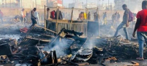 Charred body found during migrant evacuation in Casablanca