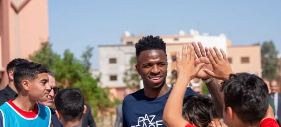 Brazilian footballer Vinicius Junior. / Ph. X- UNESCO