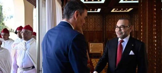 King Mohammed VI and Spanish PM Pedro Sanchez. / Ph. DR