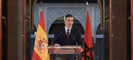 Pedro Sanchez during his recent Morocco visit. / Ph. MAP