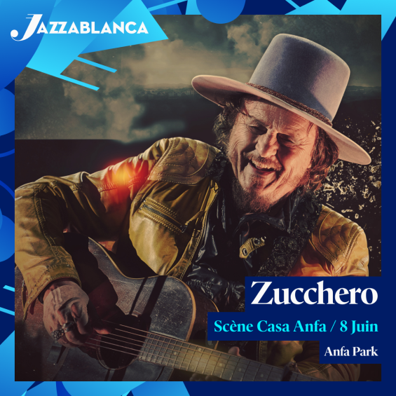 Jazzablanca 2024 : Zucchero en tête d’affiche pour la clôture