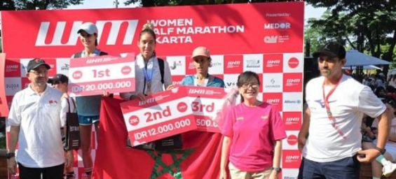 Jakarta : Le Maroc domine le podium du semi-marathon féminin