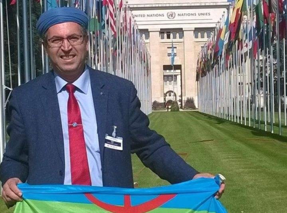 Rachid Raha, head of the Amazigh World Assembly. / Ph. DR