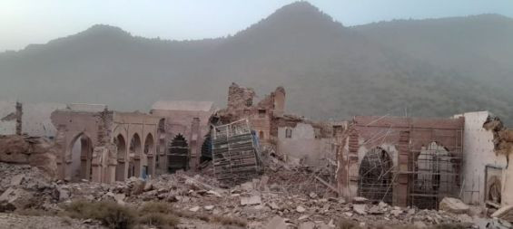 Tinmel Mosque damaged by the September 2023 earthquake. / Ph. CNN
