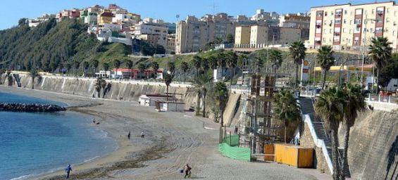 Chorrillo beach, Ceuta. / Ph. DR
