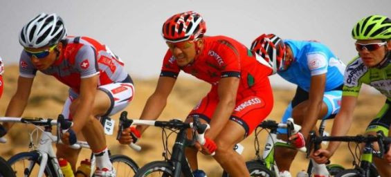 3e Tour du Maroc Cycliste : Le coureur marocain Mounir Makhchoun sur le podium