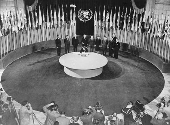First UN decolonization meeting held in Tangier before the creation of Algeria and Polisario