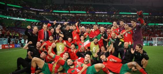 Atlas Lions during the 2022 World Cup in Qatar. / Ph. DR